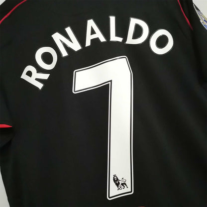 MANCHESTER UNITED 2007/08 RETRO LONG SLEEVE HOME SHIRT