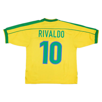 BRAZIL 1998 RETRO WC HOME SHIRT