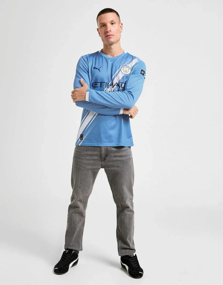PUMA MANCHESTER CITY FC 2025/26 LONG SLEEVE HOME SHIRT